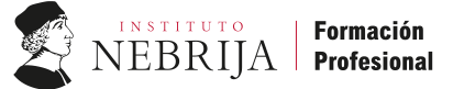 Logo del instituto Nebrija de formación profesional